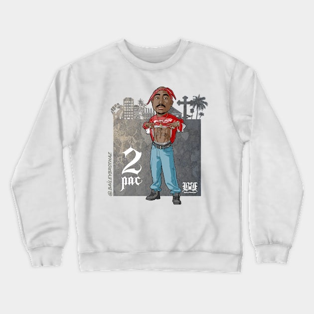 PAC Detroit top Crewneck Sweatshirt by BaileyBrothaz